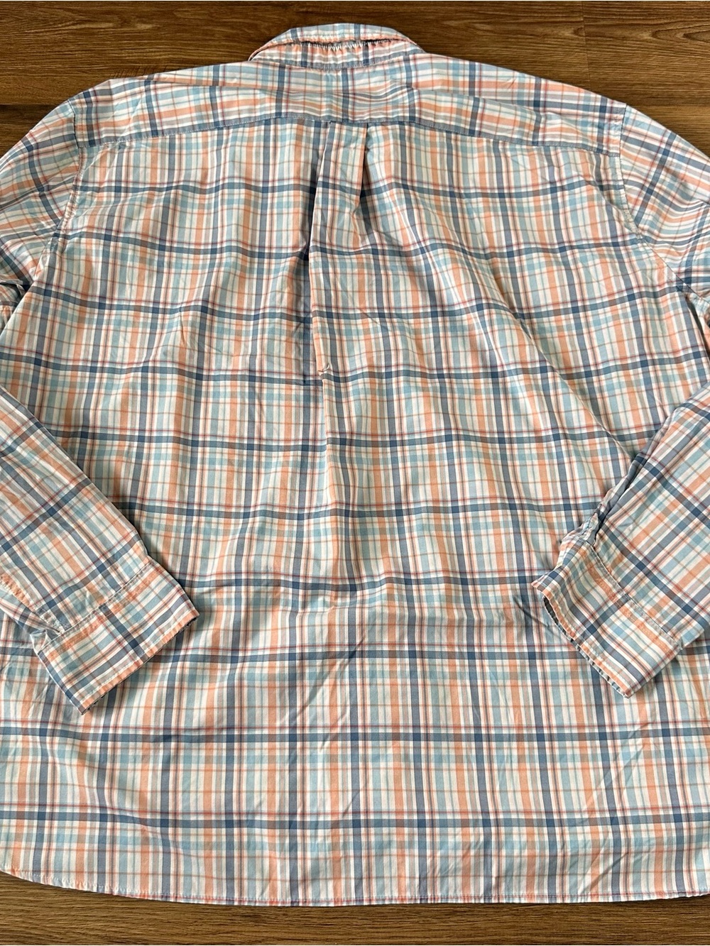 Vineyard Vines Performance Classic Fit Whale Shirt Button Men XXL Blue Plaid EUC - Picture 10 of 11